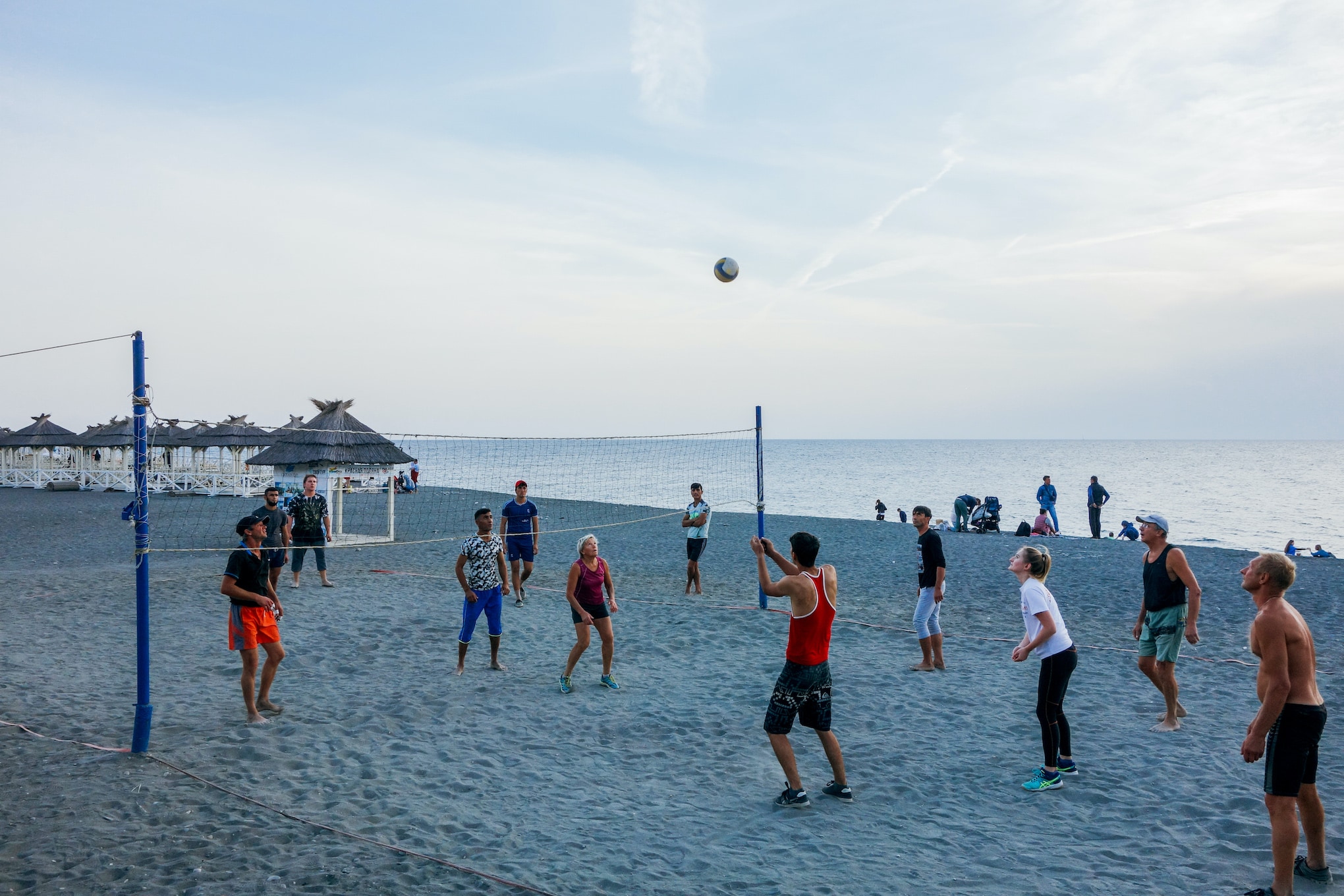 A volleyball with shoes? — Sochi, Russia